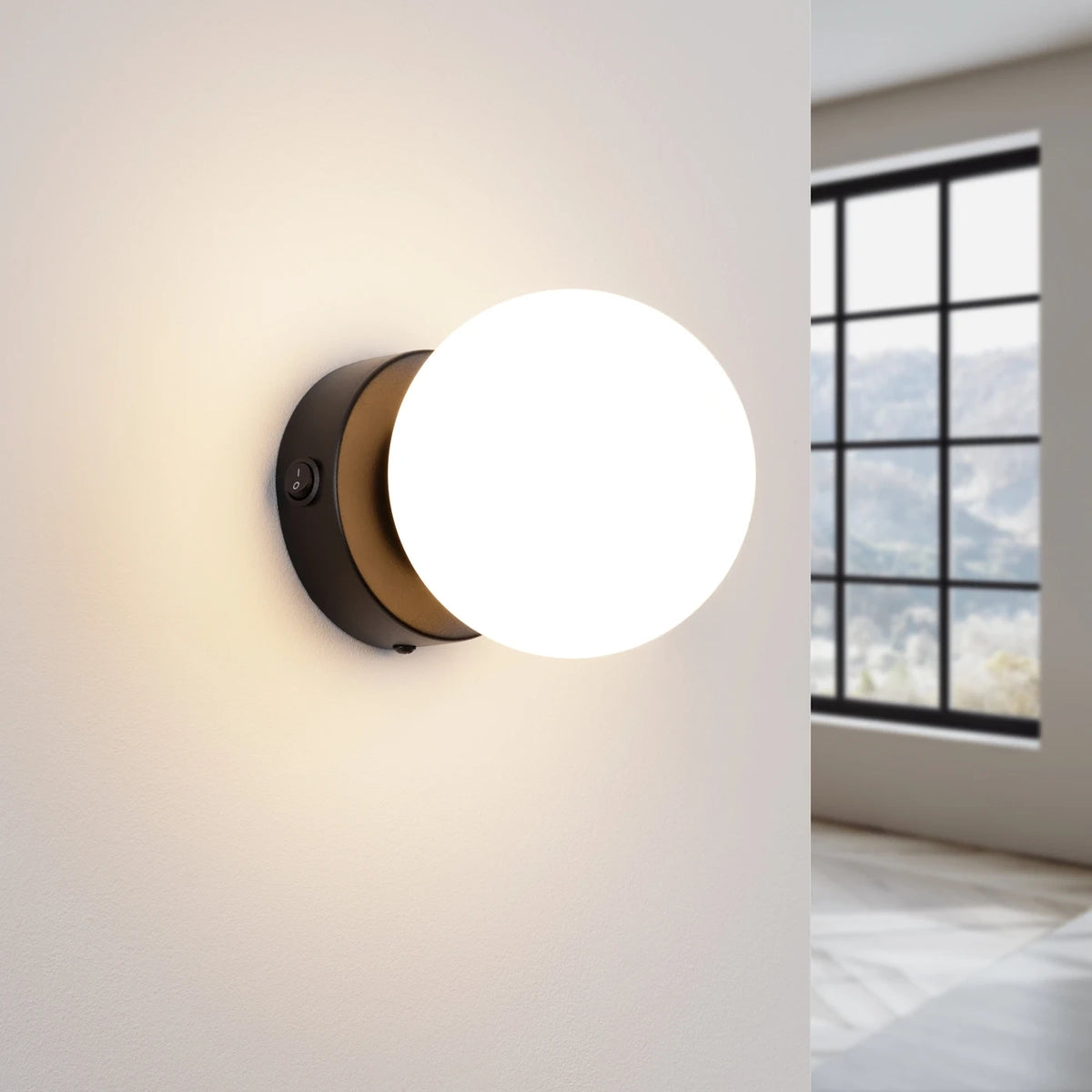 
Lampada da parete di design «Yoli» - Nero