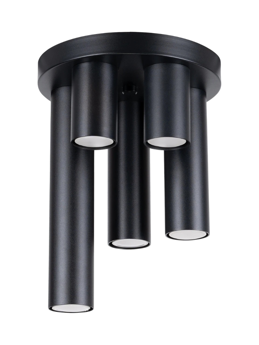 
Design Deckenlampe „Lagos“ 5-Flammig - Schwarz