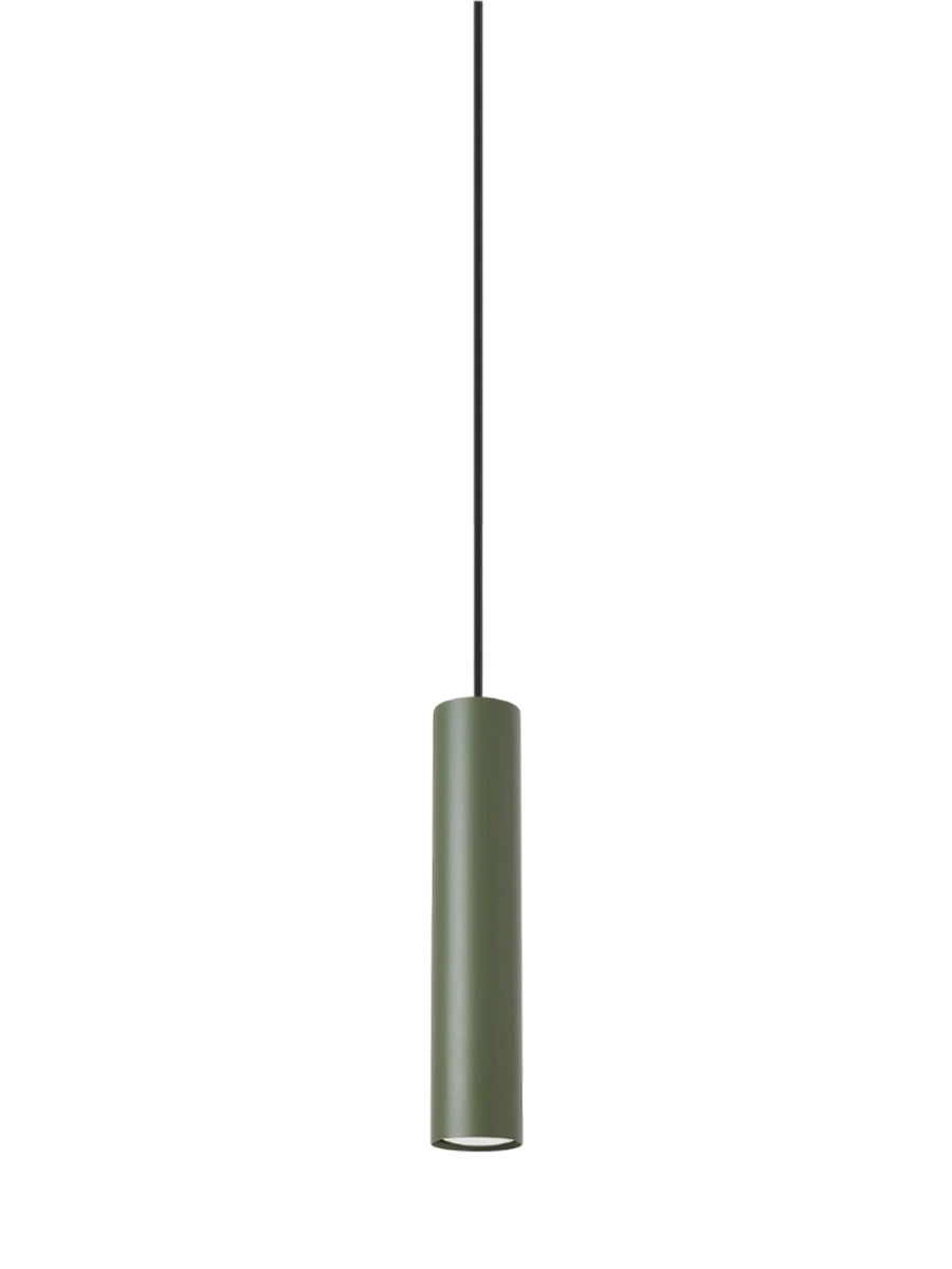 
Design Pendellampe „Lagos“ 1-flammig - Olivgrün