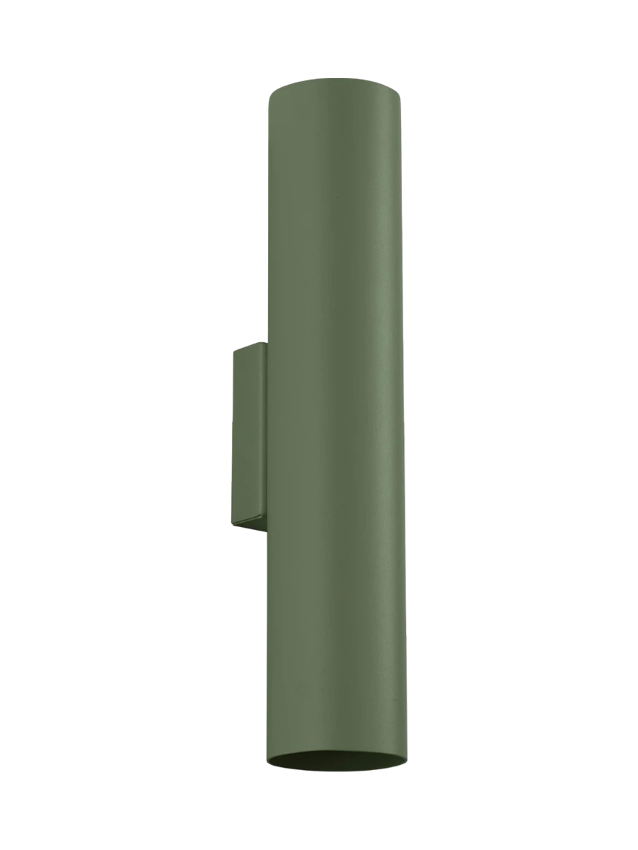 
Design Wandlampe „Lagos“ - 2-flammig - Olivgrün