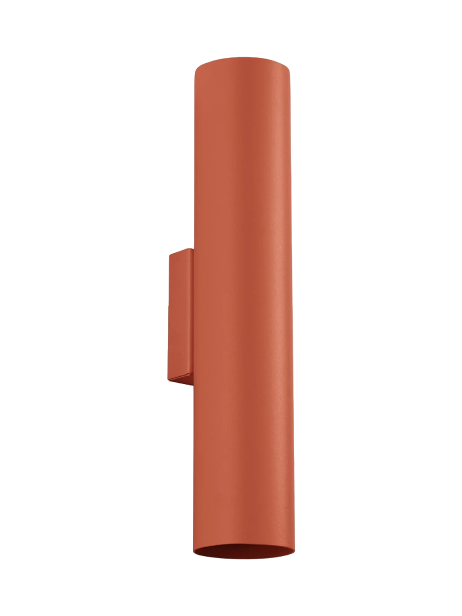 
Design Wandlampe „Lagos“ - 2-flammig - Ockerrot