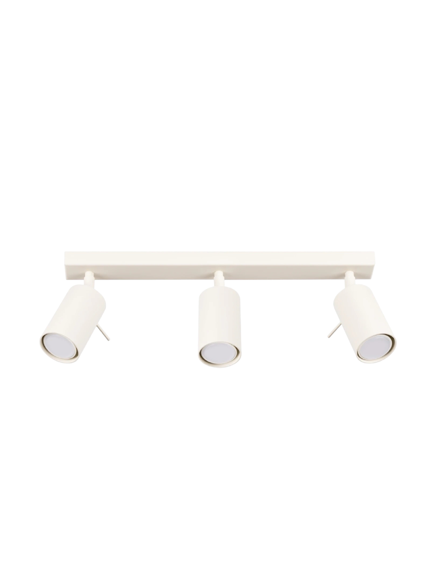 
Design Deckenlampe „Ring“ 3-flammig - Beige