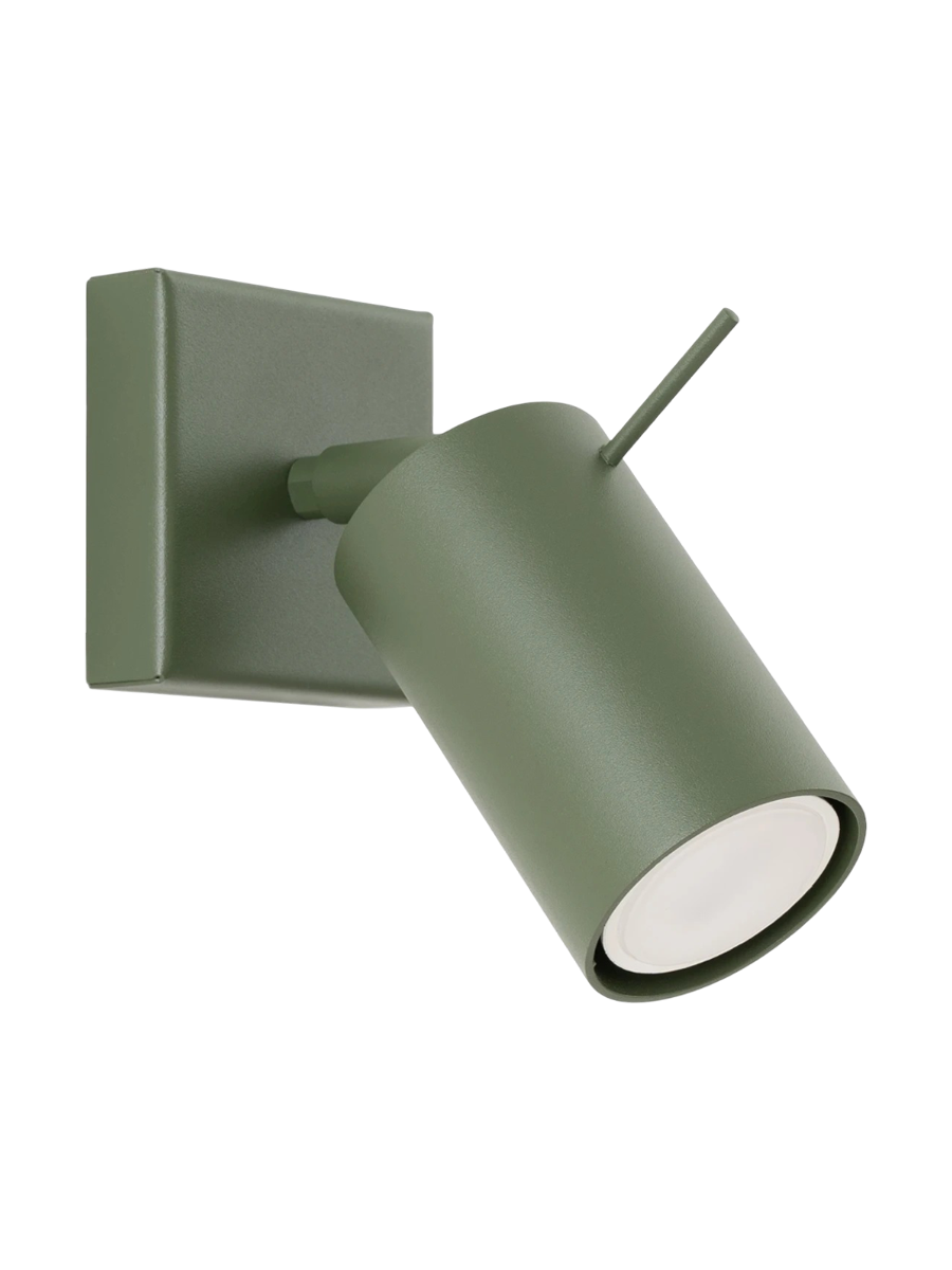 
Lampada da parete di design «Ring» - Verde oliva