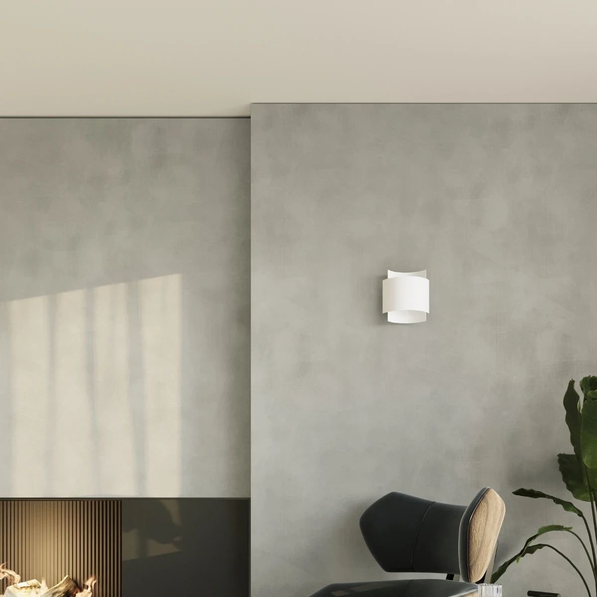 
Design Wandlampe „Impact“ - Weiss