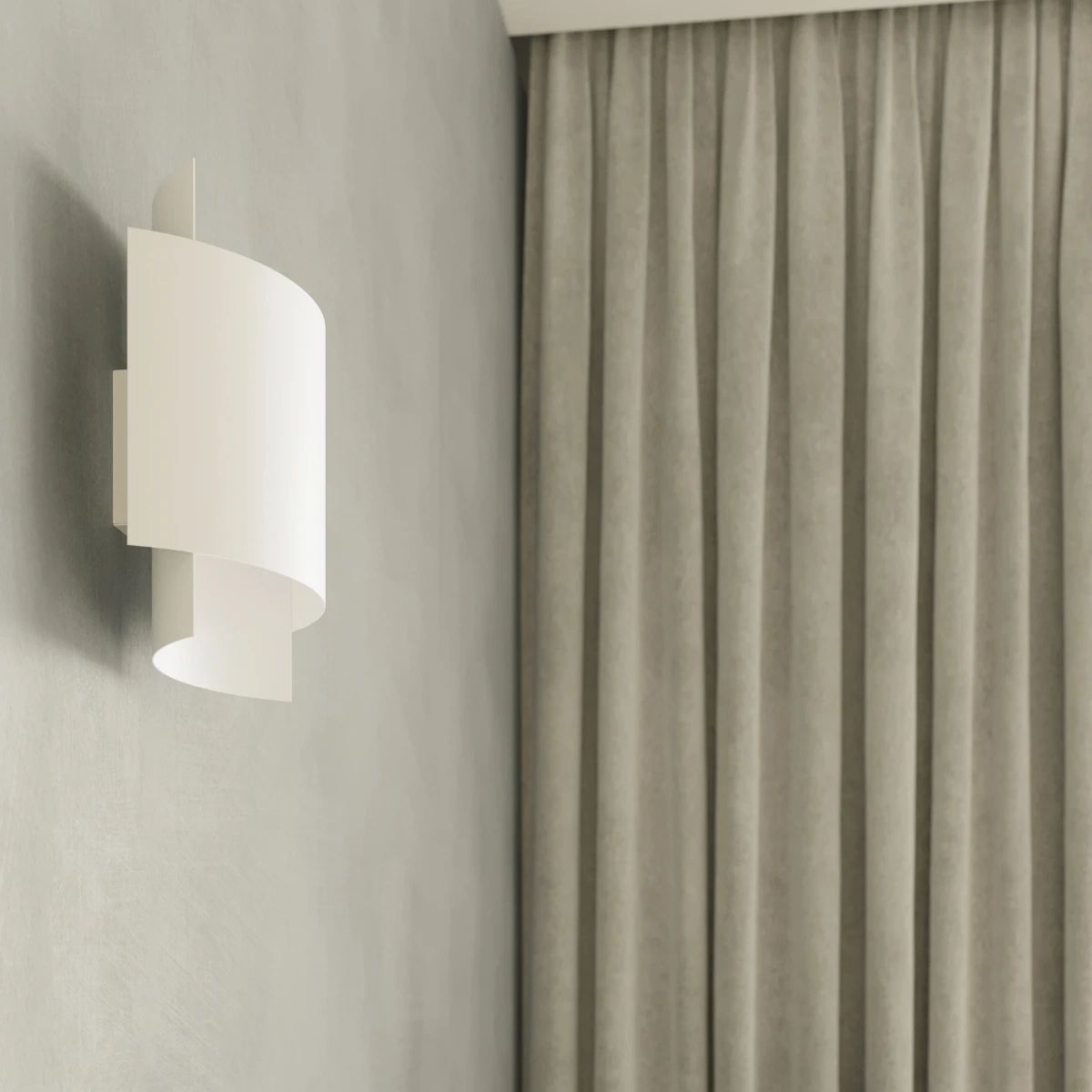 
Lampada da parete di design «Impact» - Bianco