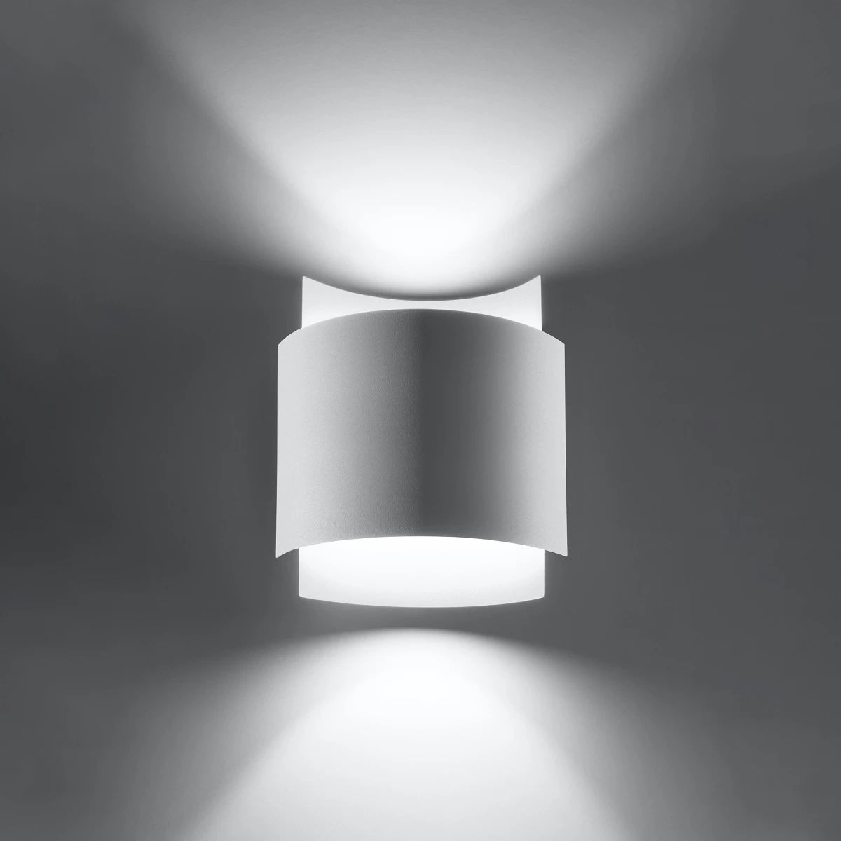 
Lampada da parete di design «Impact» - Bianco