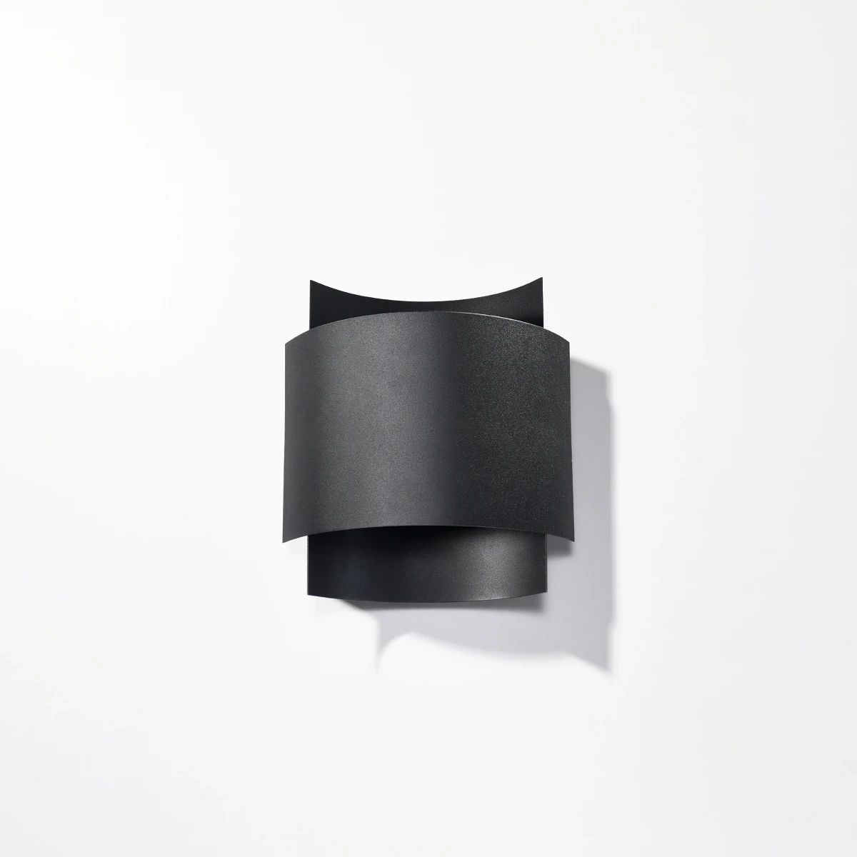 
Lampada da parete di design «Impact» - Nero