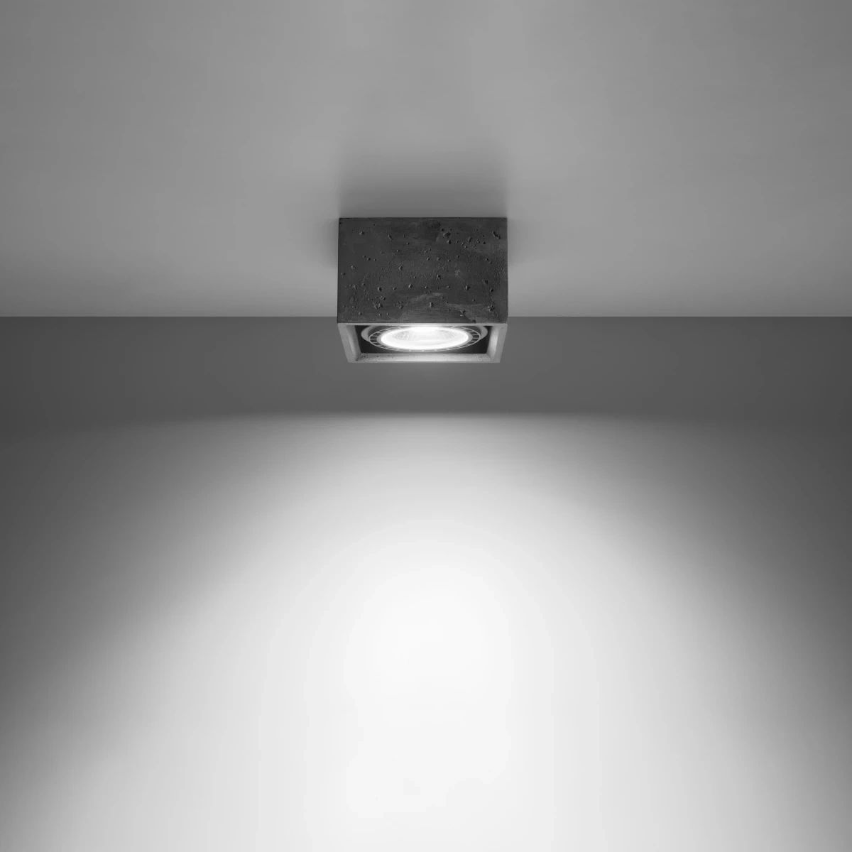 
Lampada da soffitto di design «Quatro» a 1 luce - Grigio