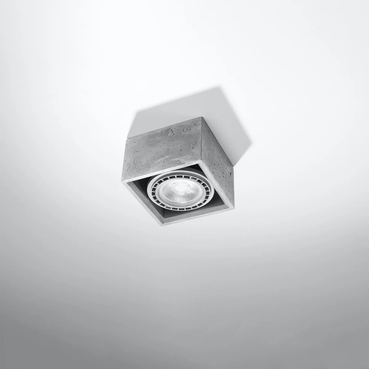 
Lampada da soffitto di design «Quatro» a 1 luce - Grigio