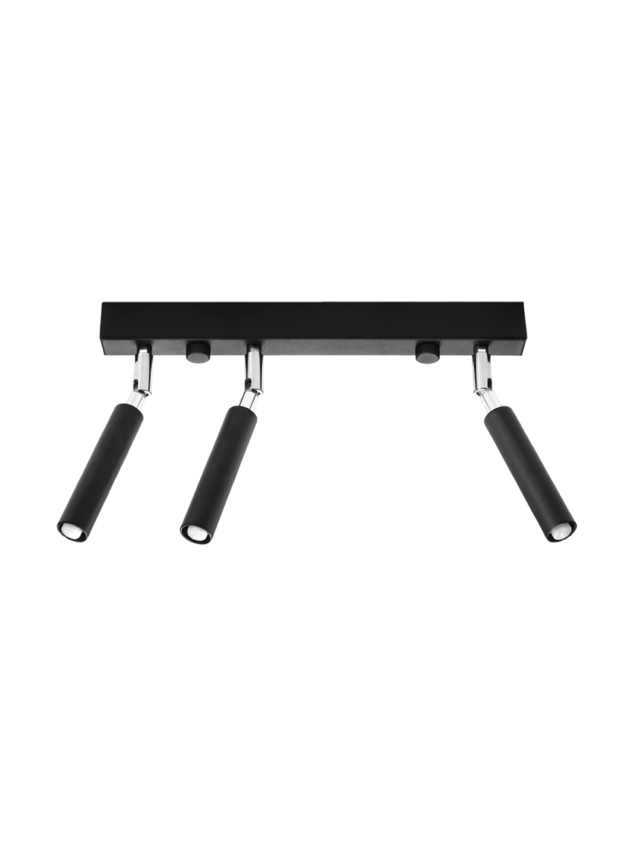 
Design Deckenlampe „Eyetech“ 3-flammig - Schwarz