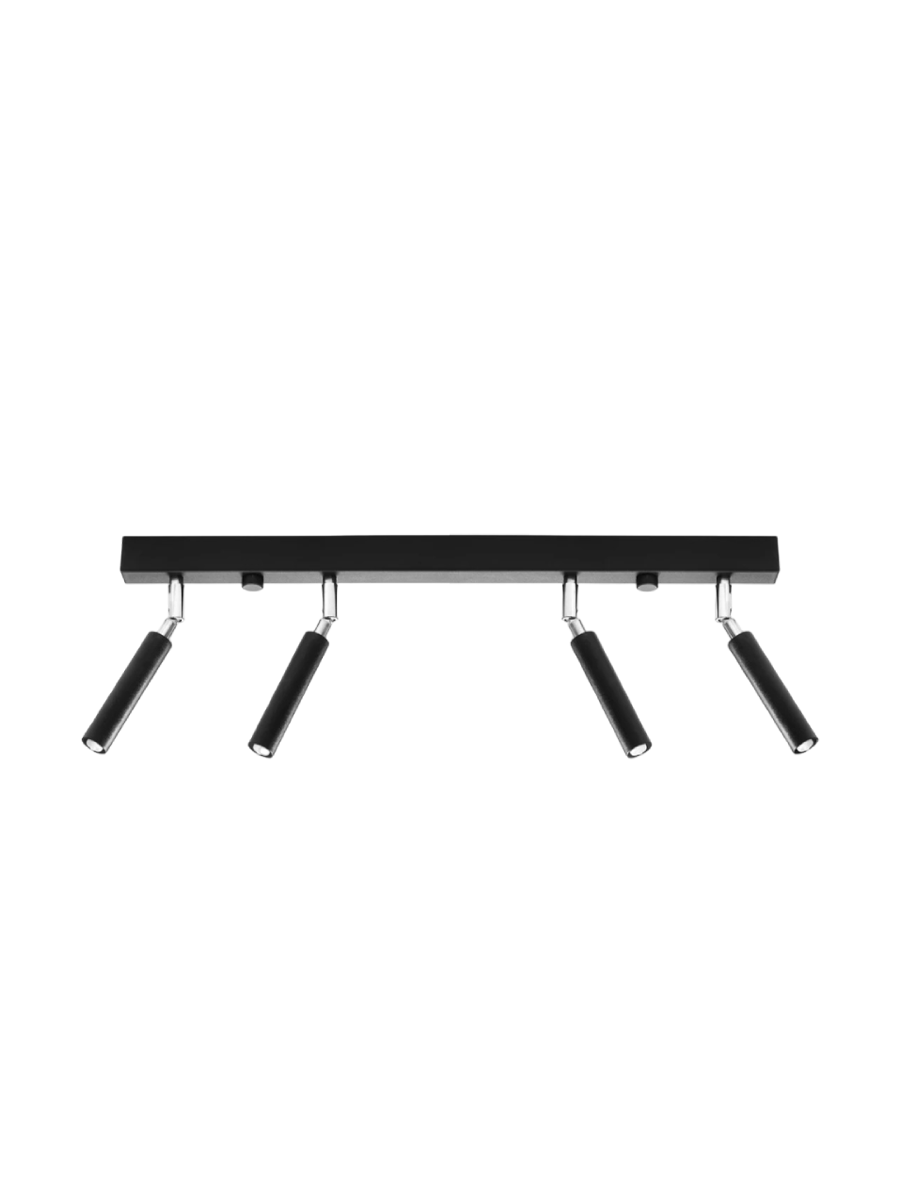 
Design Deckenlampe „Eyetech“ 4-flammig - Schwarz