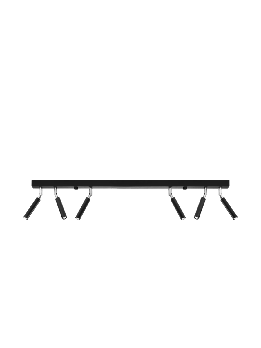 
Design Deckenlampe „Eyetech“ 6-Flammig - Schwarz