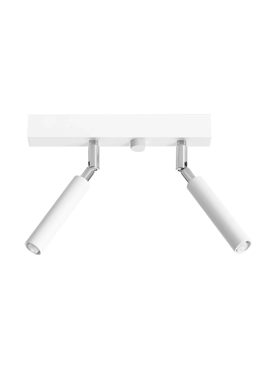 
Design Deckenlampe „Eyetech“ 2-flammig - Weiss
