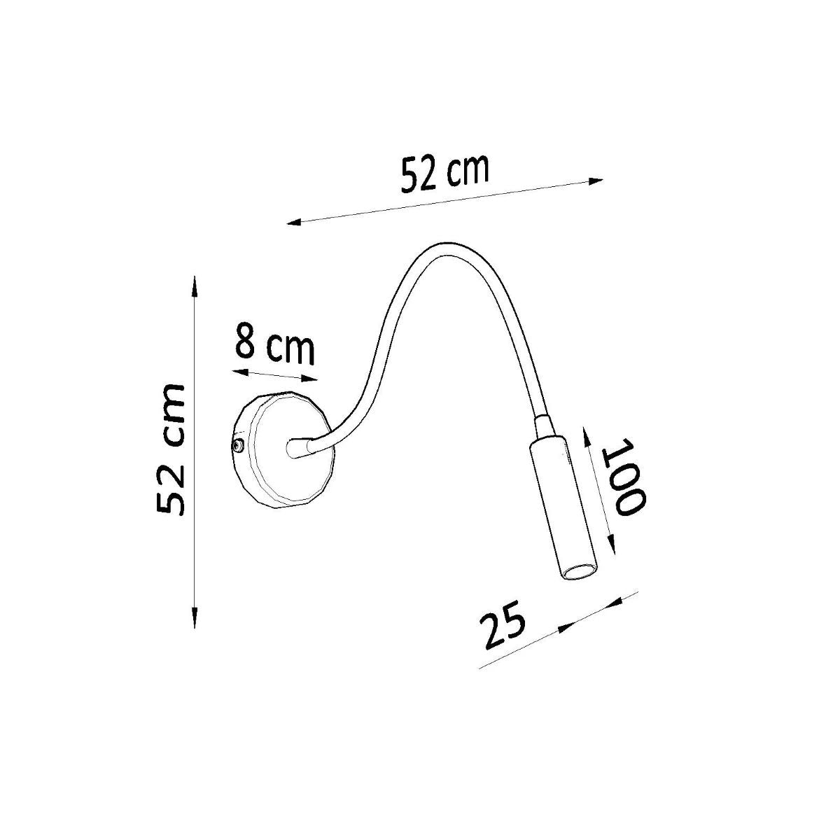 
Design Wandlampe „Axil“