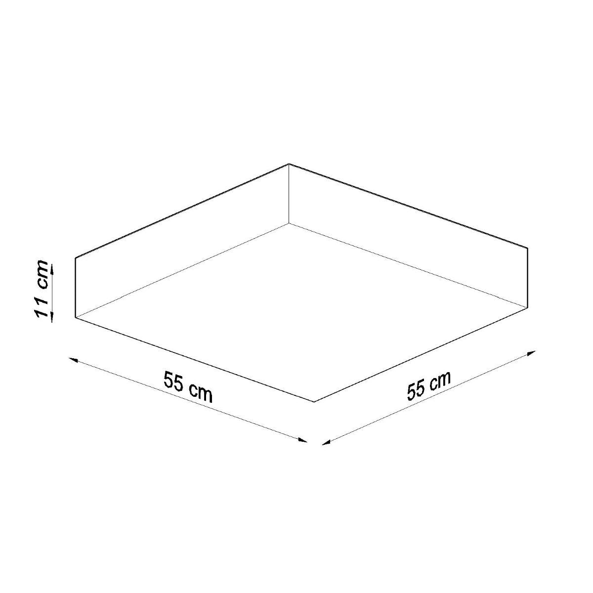 
Plafonnier design « Horus » Ø 55 cm - blanc