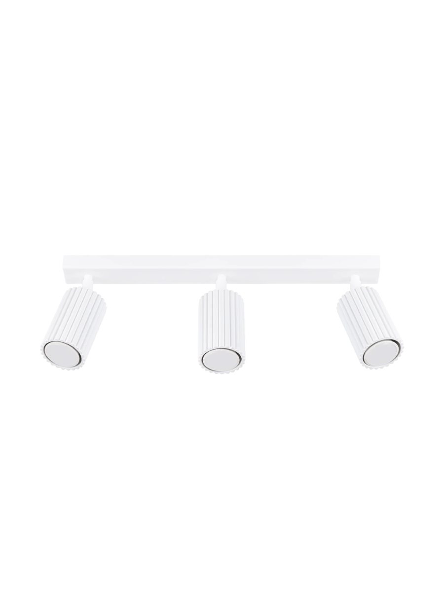 
Design Deckenlampe „Karbon“ 3-flammig - Weiss