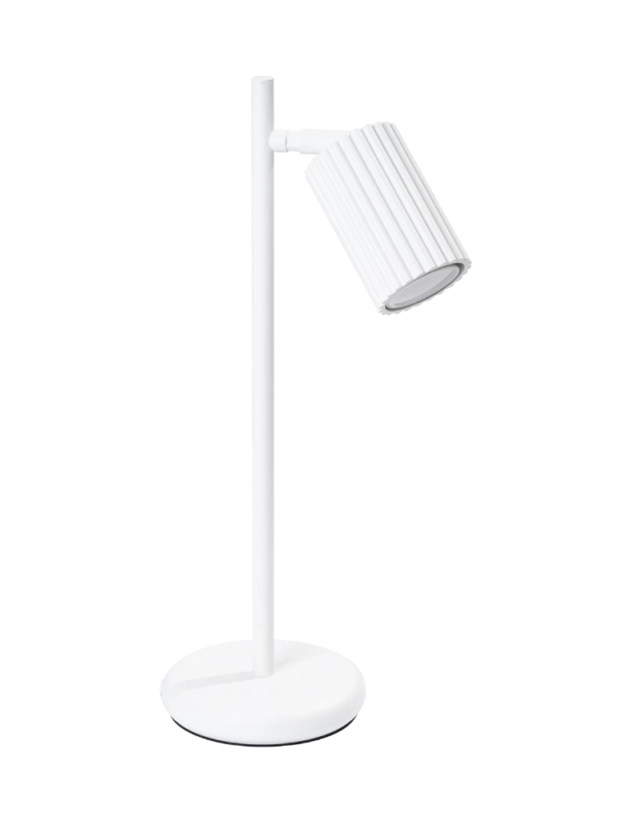 
Lampe de table design « Karbon » - Blanc