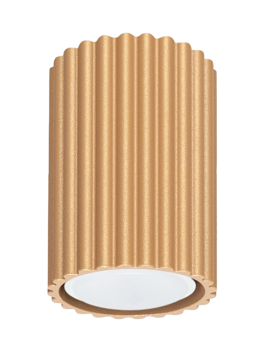 
Plafonnier design « Karbon » Ø 6,5 x 10 cm - Or