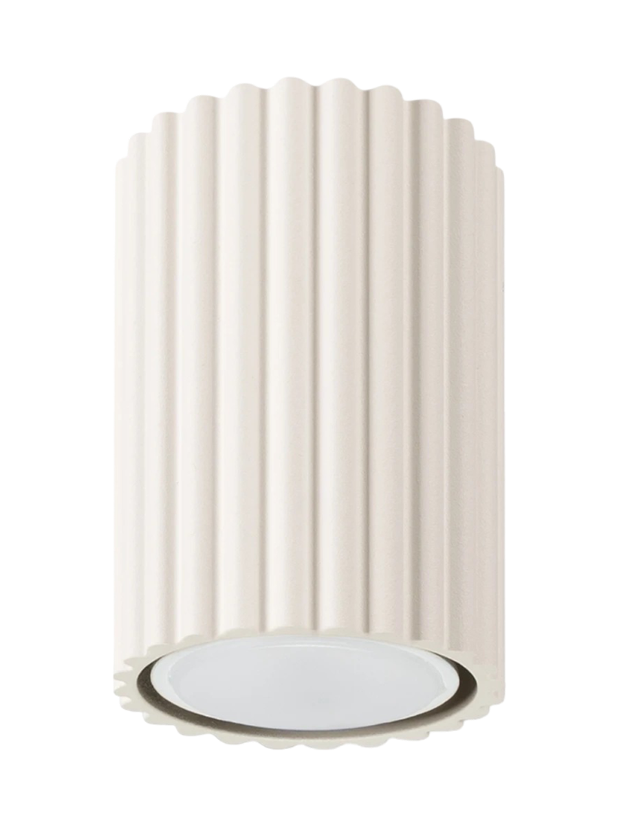 
Plafonnier design « Karbon » Ø 6,5 x 10 cm - Beige
