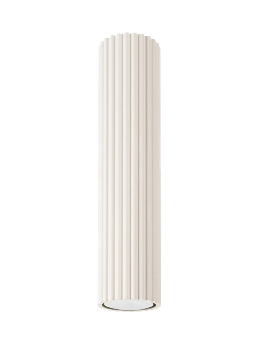 
Design Deckenlampe „Karbon“ Ø 6.5 x 30 cm - Beige