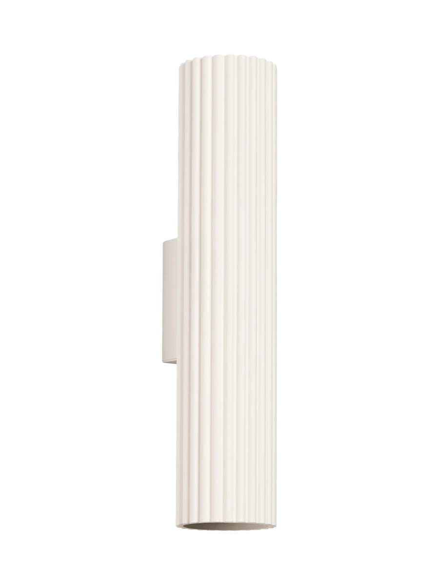 
Designer Wall Light "Karbon", Height 30 cm - Beige