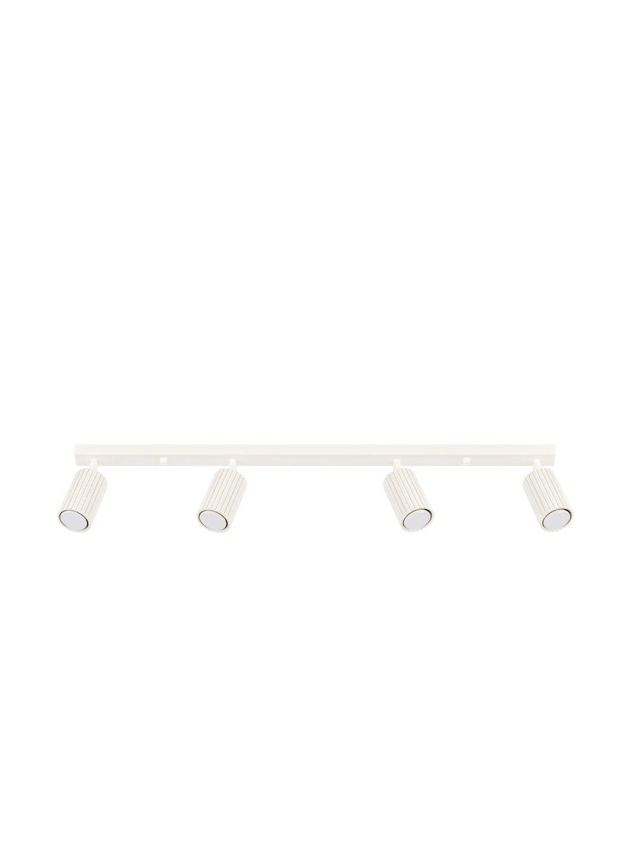 
Designer ceiling light "Karbon" 4-bulb (linear) - Beige