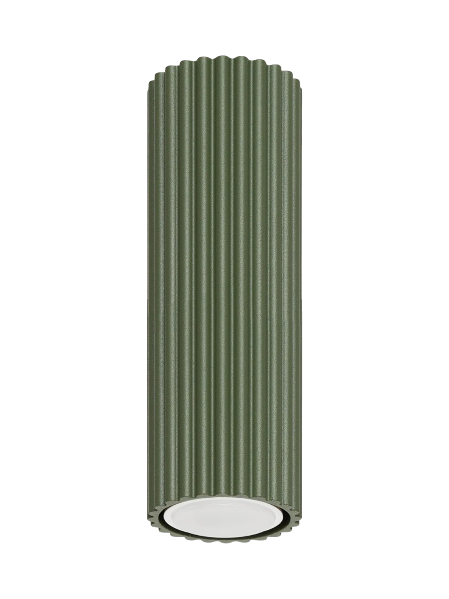 
Design Deckenlampe „Karbon“ Ø 6.5 x 20 cm - Olivgrün