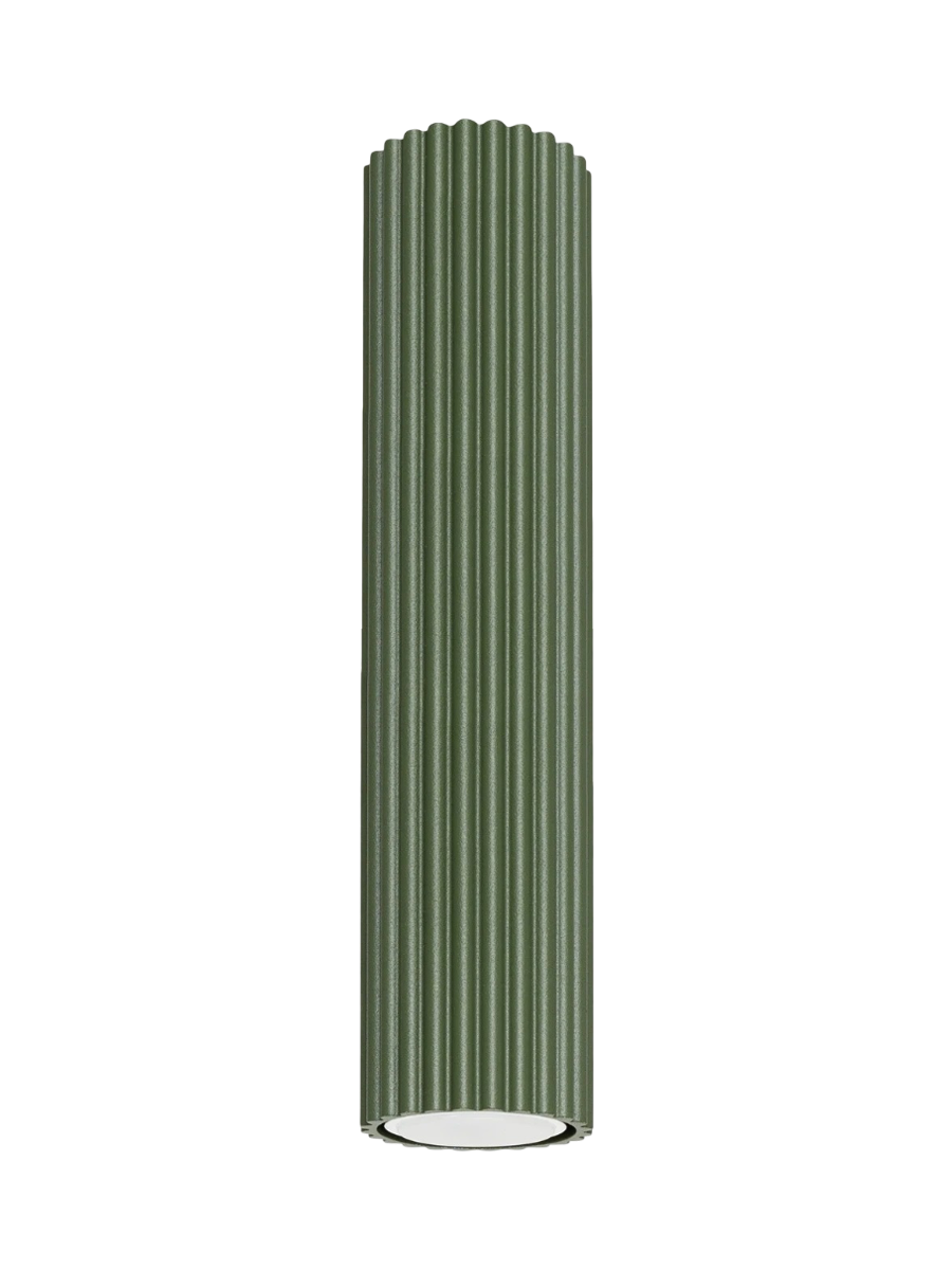
Design Deckenlampe „Karbon“ Ø 6.5 x 30 cm - Olivgrün