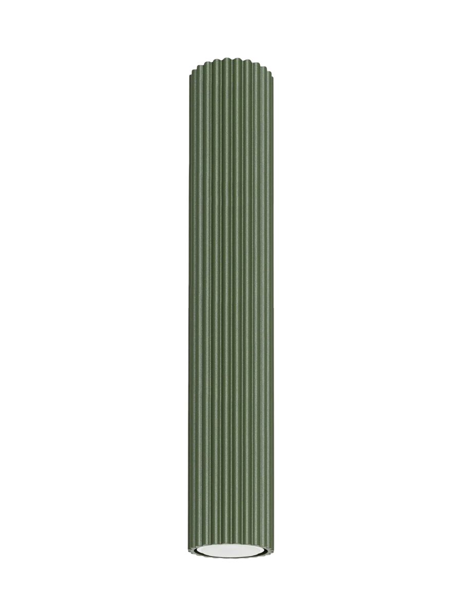 
Design Deckenlampe „Karbon“ Ø 6.5 x 40 cm - Olivgrün