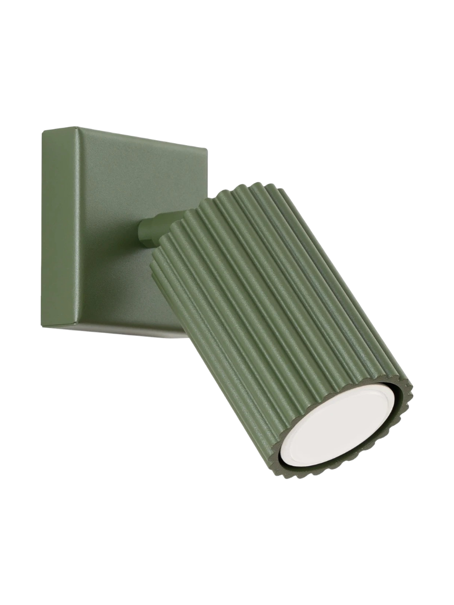 
"Carbon" Wall Lamp Design - Olive green