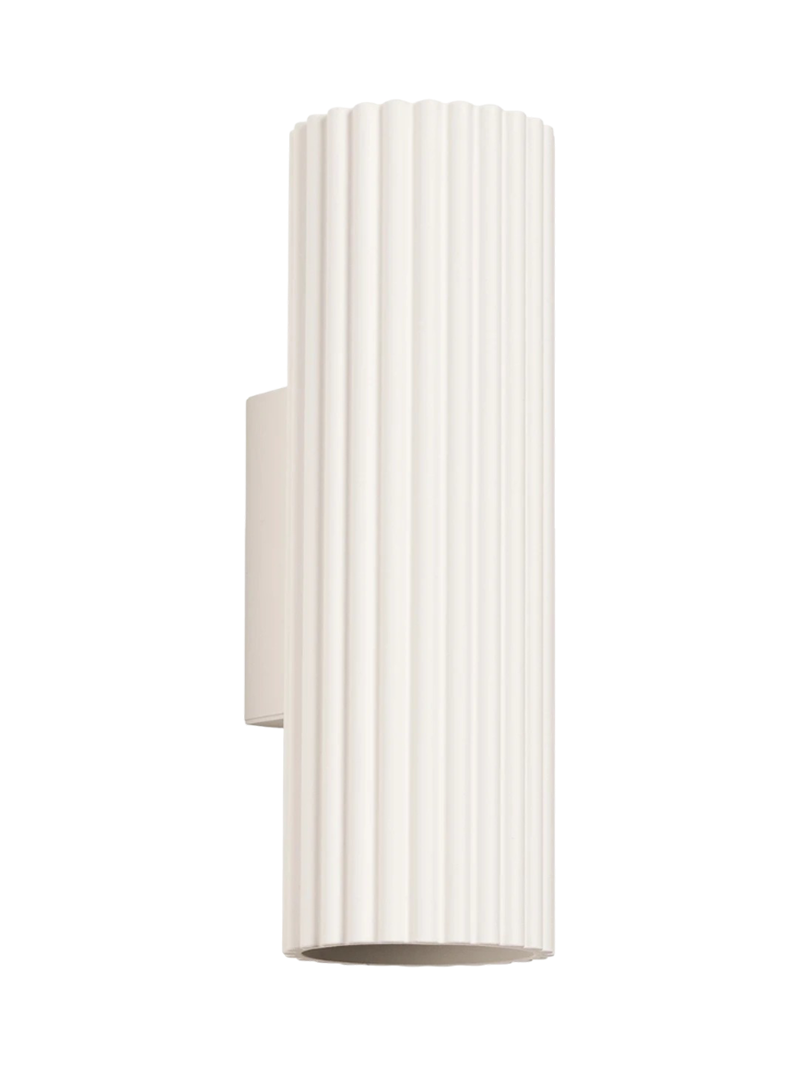 
Designer Wall Lamp "Carbon", Height 20 cm - Beige