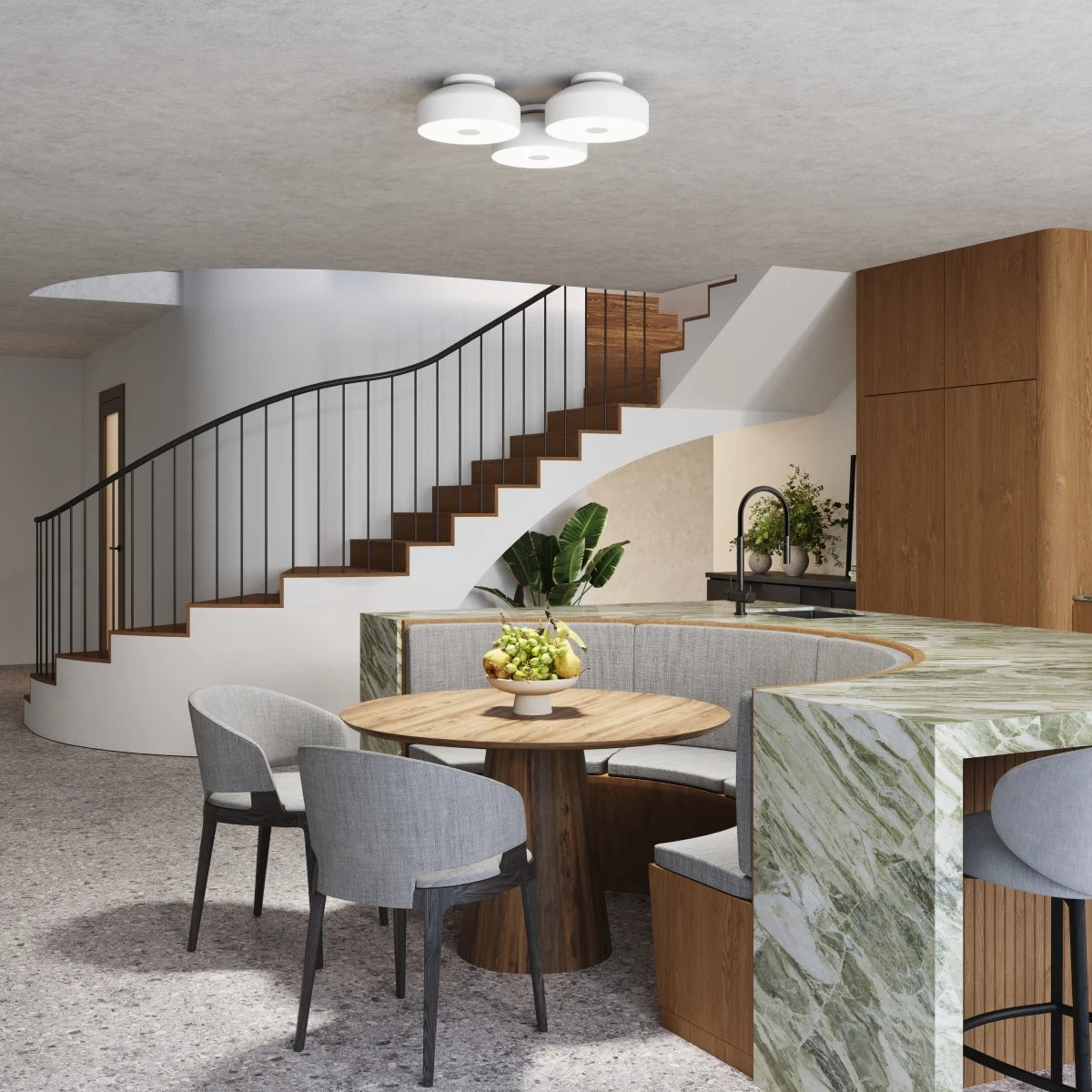 
Plafonnier design « Omiq » - Blanc