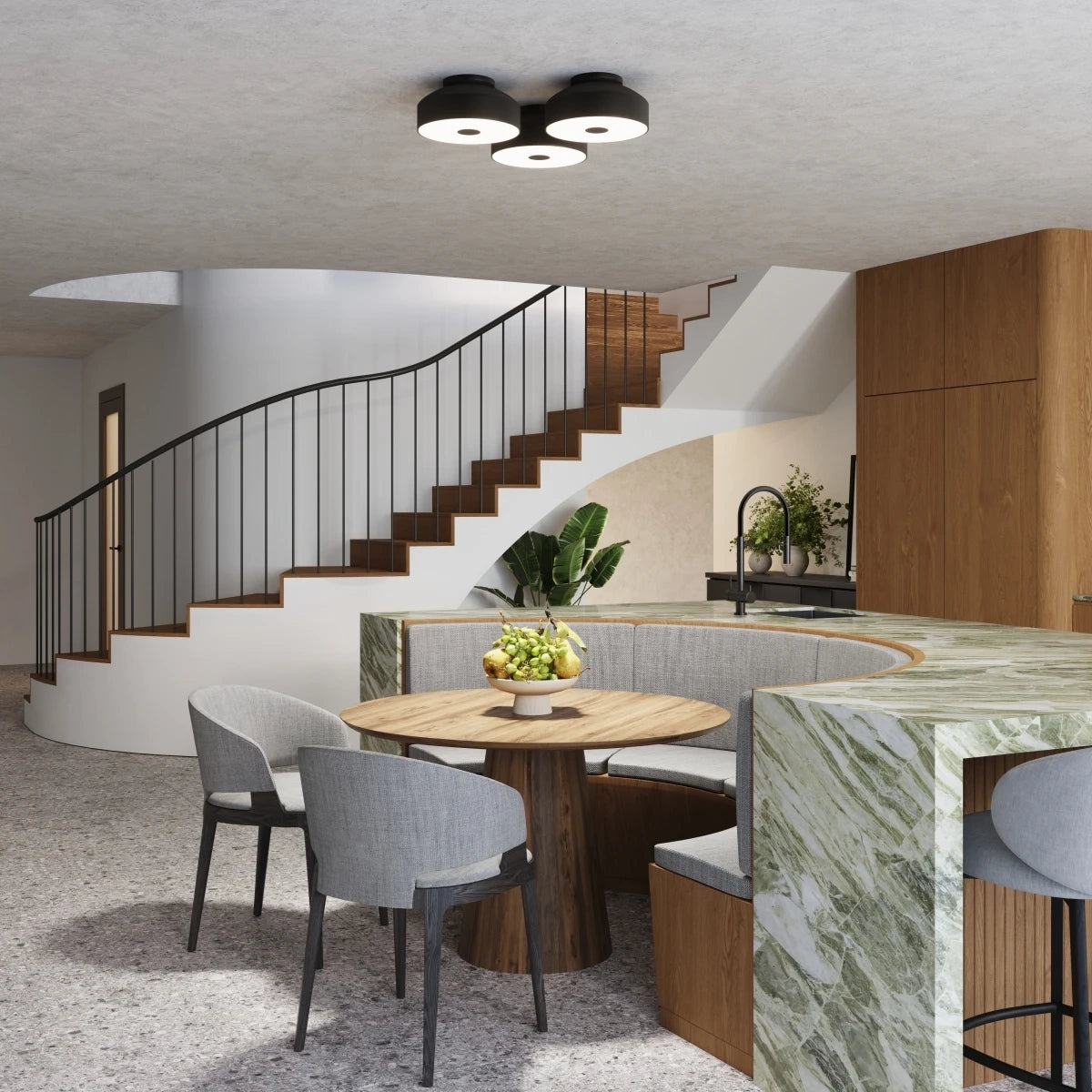 
Plafonnier design « Omiq » - Noir