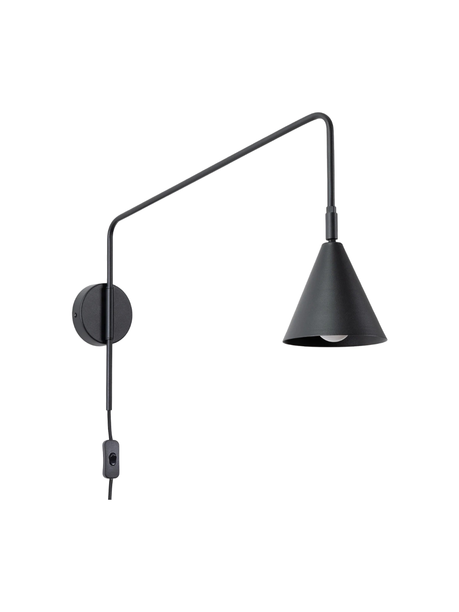 
Lampada da parete di design «Nox» - Nero