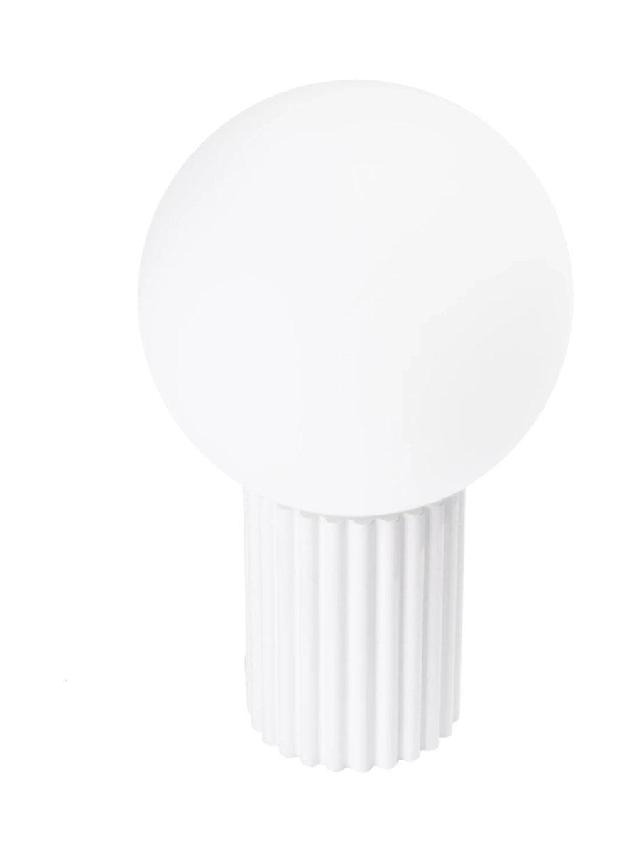 
Lampada da tavolo di design «Halo» - Bianco