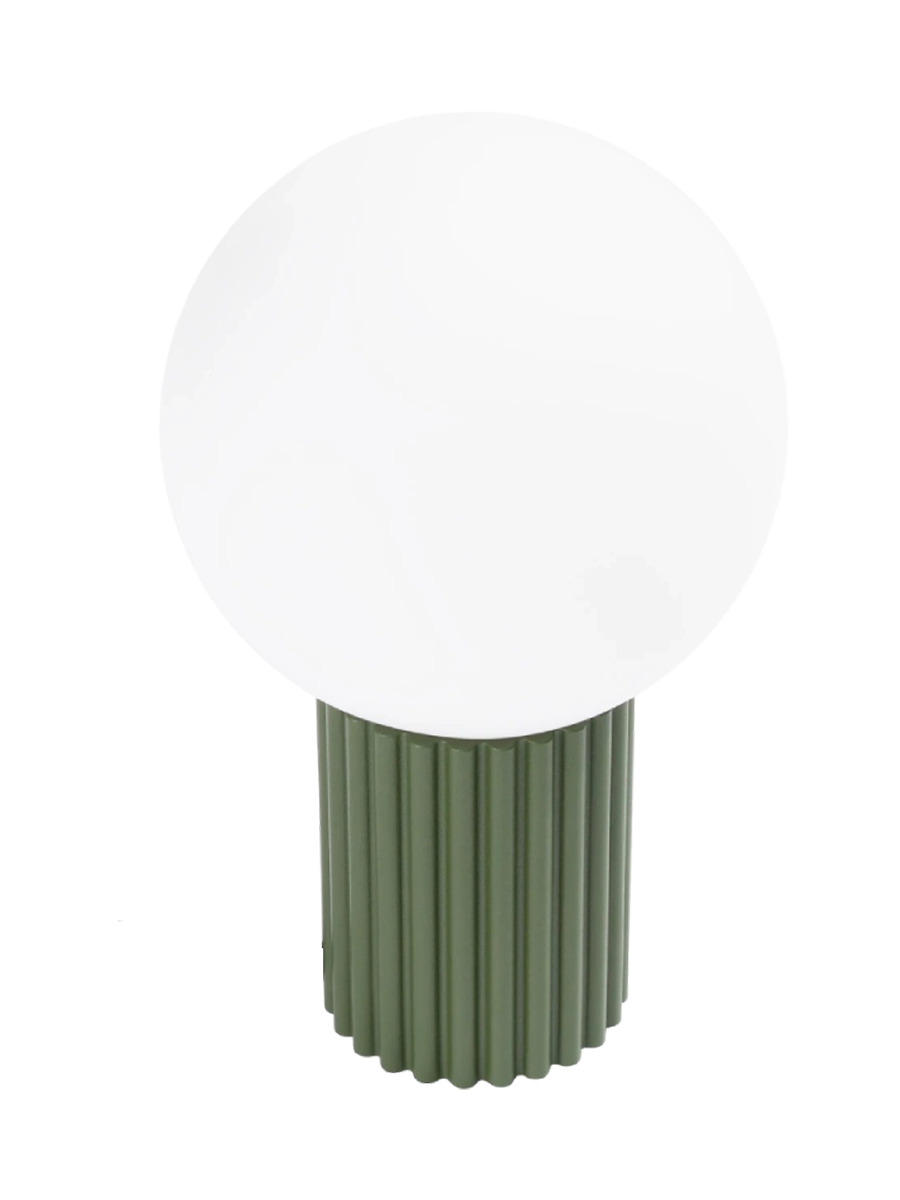 
Lampada da tavolo di design «Halo» - Verde oliva