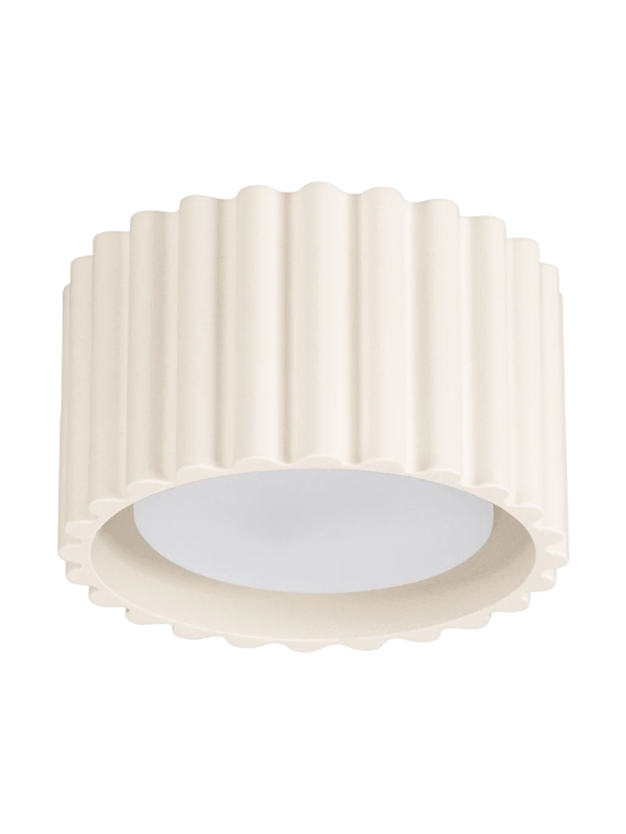 
Designer Ceiling Lamp "Aura" 1-bulb - Beige