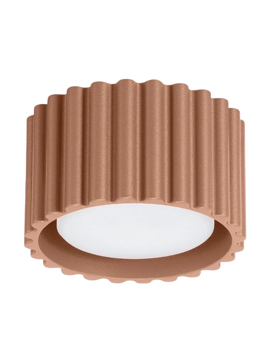
Designer Ceiling Lamp "Aura" 1-bulb - Mocha