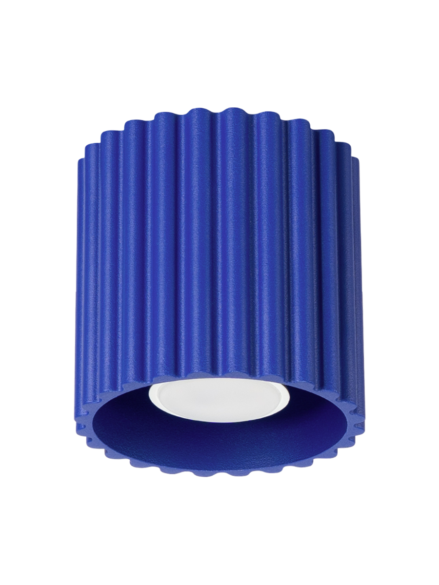 
Designer Ceiling Light "Aura II" 1-bulb - Ultramarine