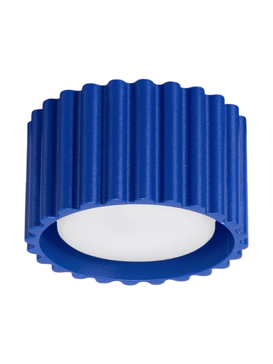 
Designer Ceiling Lamp "Aura" 1-bulb - Ultramarine