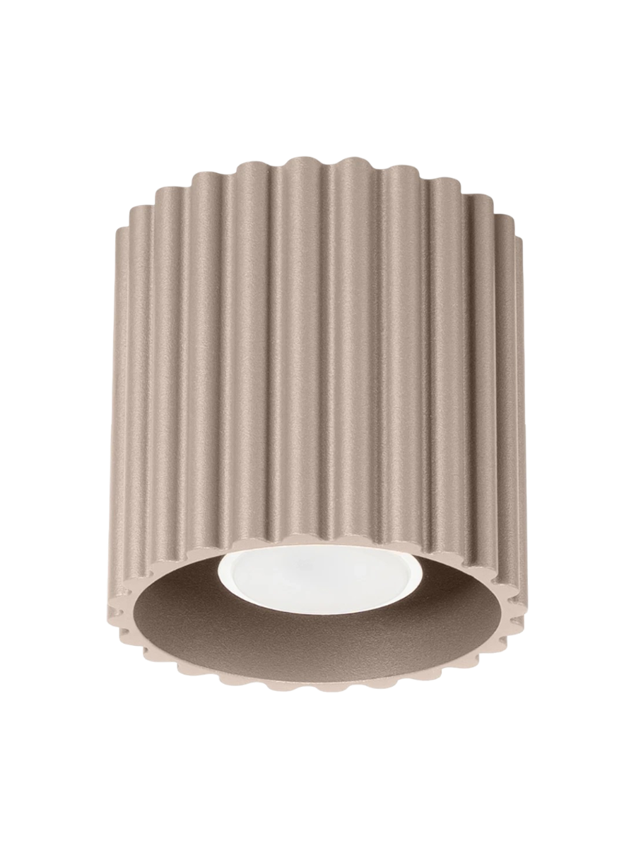 
Designer Ceiling Light "Aura II" 1-bulb - Taupe