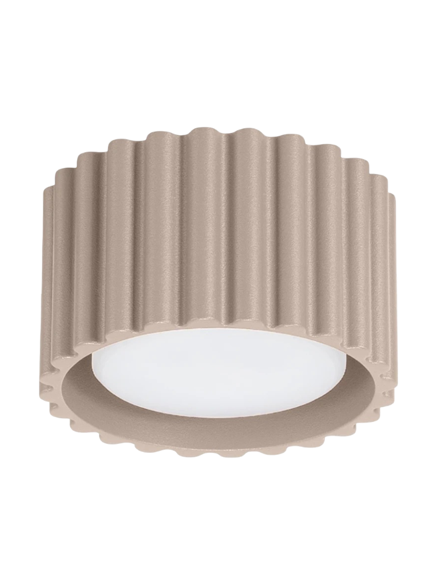 
Designer Ceiling Lamp "Aura" 1-bulb - Taupe