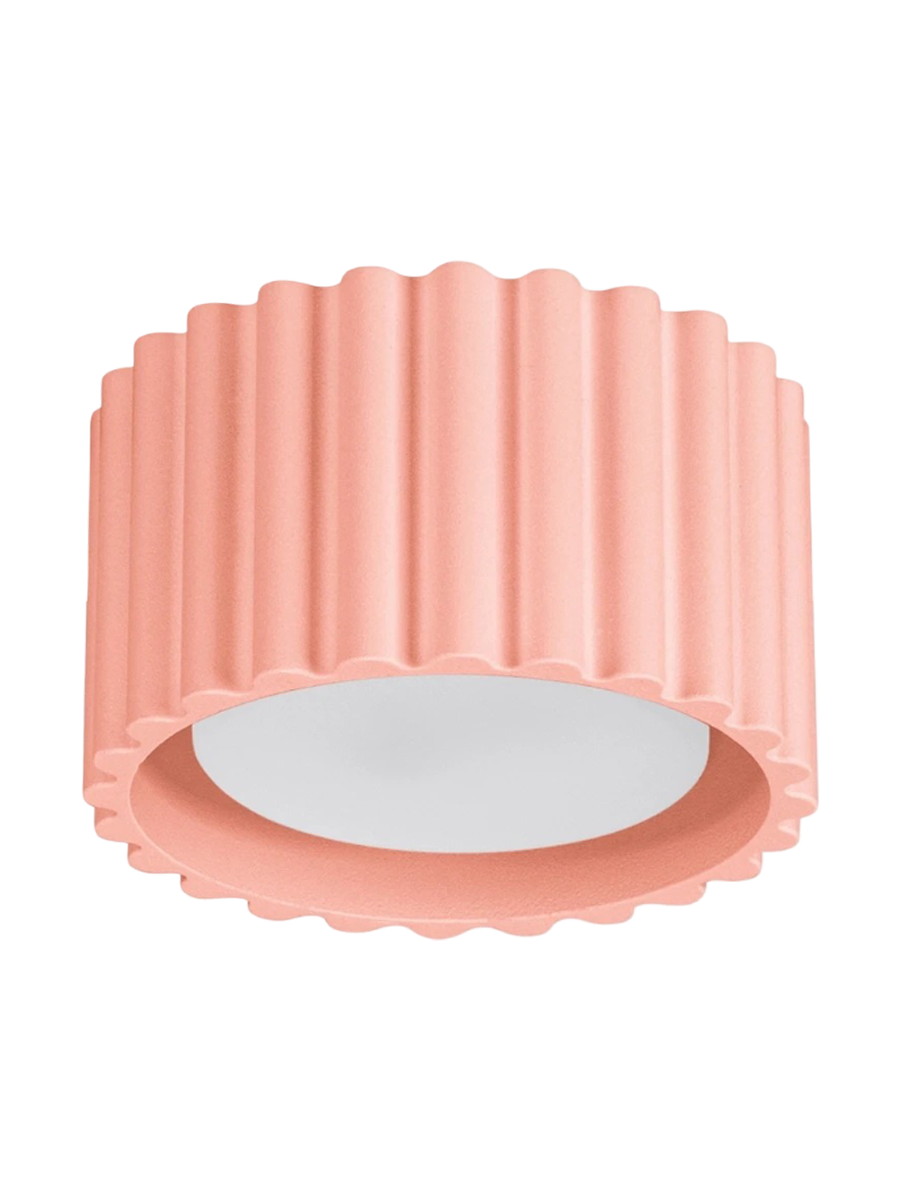 
Designer Ceiling Lamp "Aura" 1-bulb - Apricot