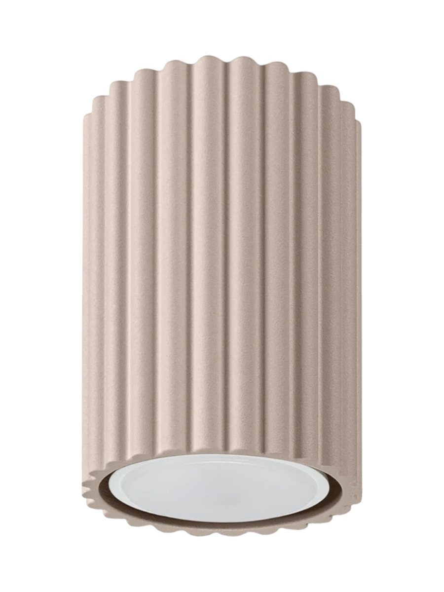 
Plafonnier design « Karbon » Ø 6,5 x 10 cm - Taupe