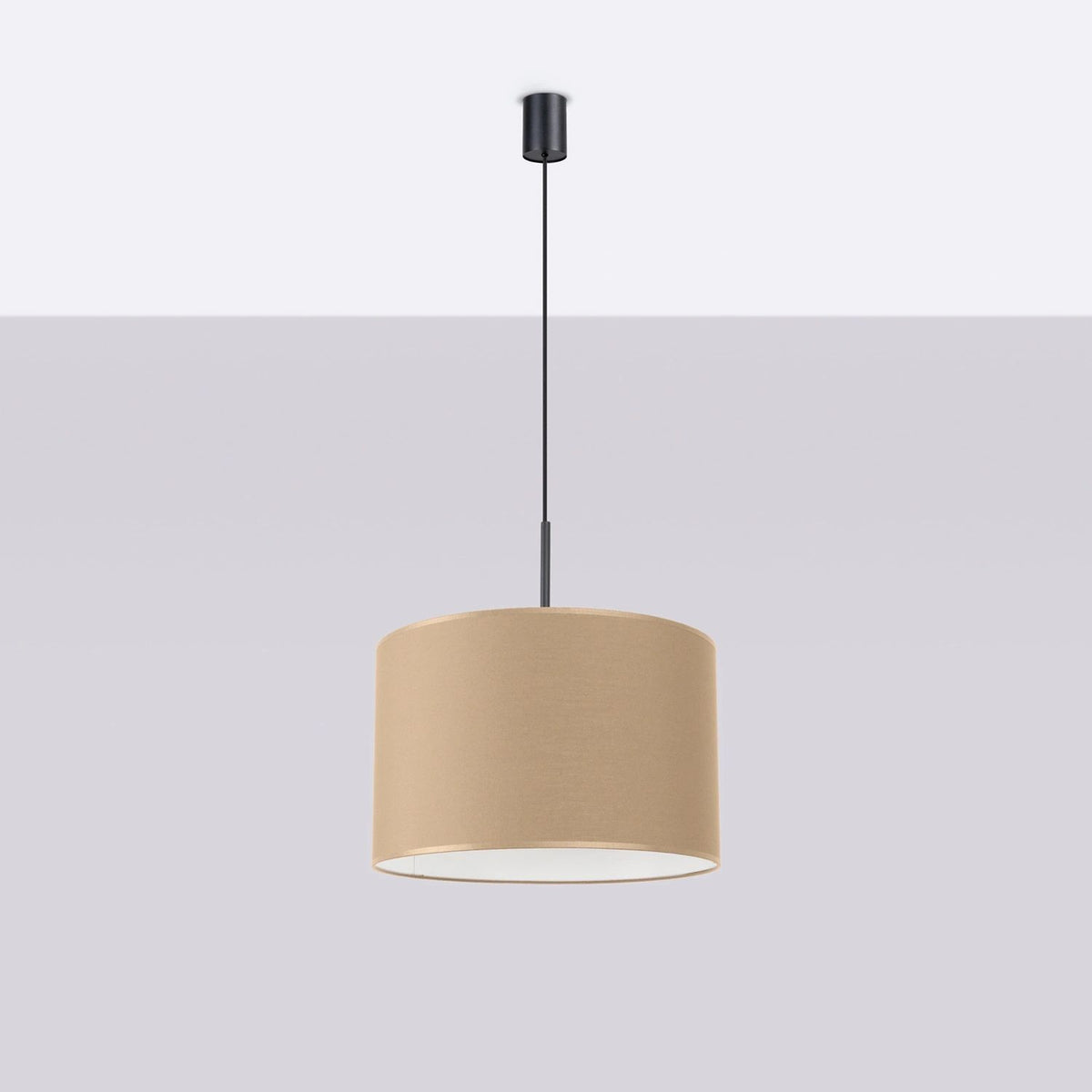 
Lampada a sospensione di design „Nevia“ - Talpa/Nero