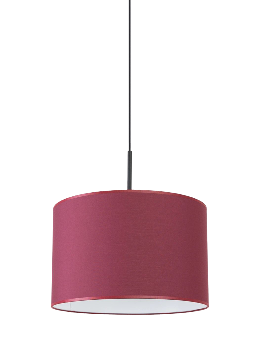 
Design Pendellampe „Nevia“ - Bordeauxrot/Schwarz