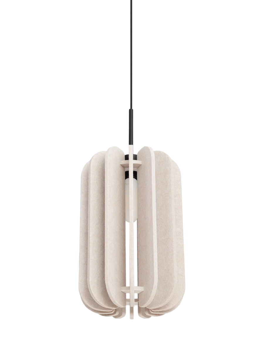 
Lampada a sospensione di design „Mula“ - Giallo/Nero / Ø 45 cm