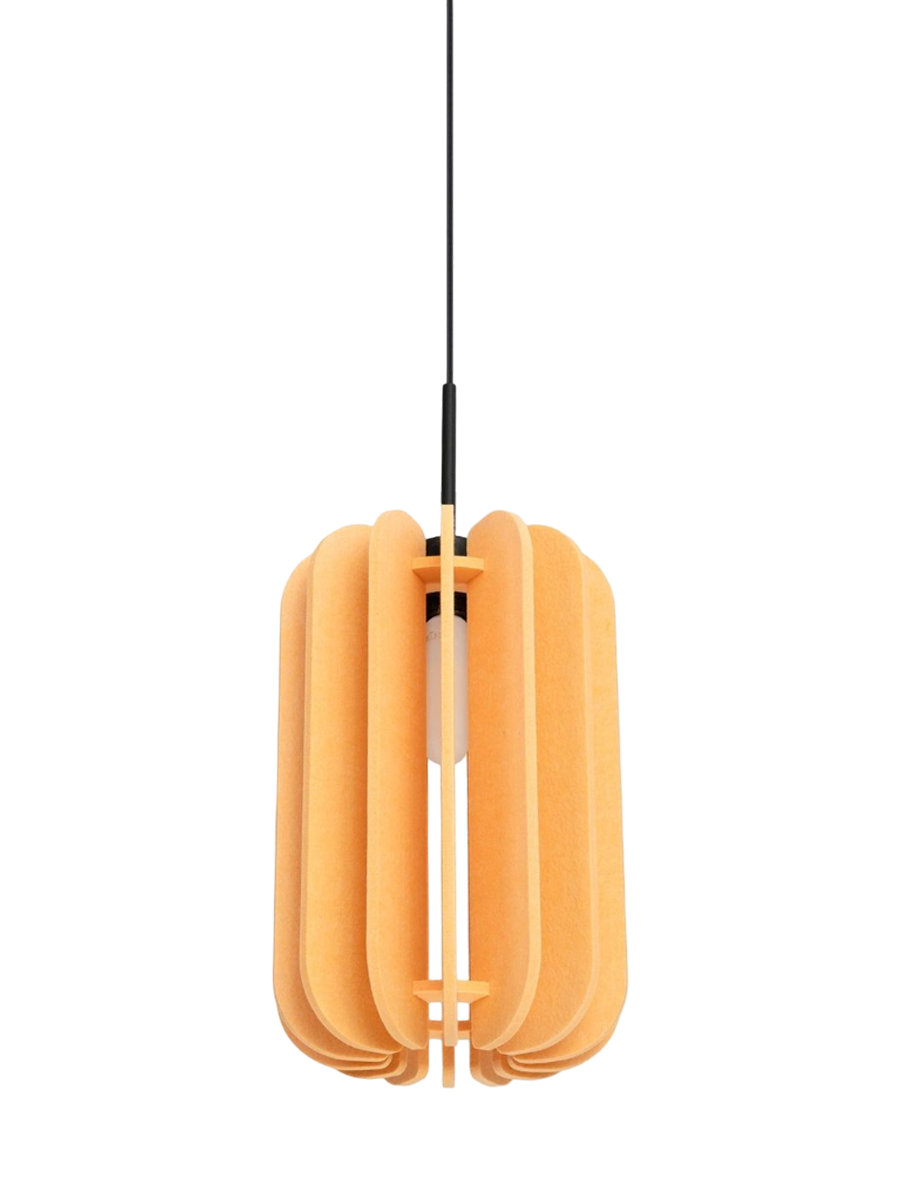 
Lampada a sospensione di design „Mula“ - Giallo/Nero / Ø 45 cm