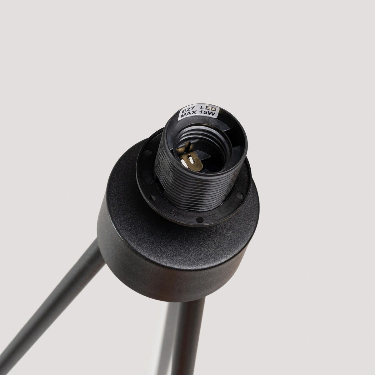 
Design Stehlampe „Mula" - Beige/Schwarz