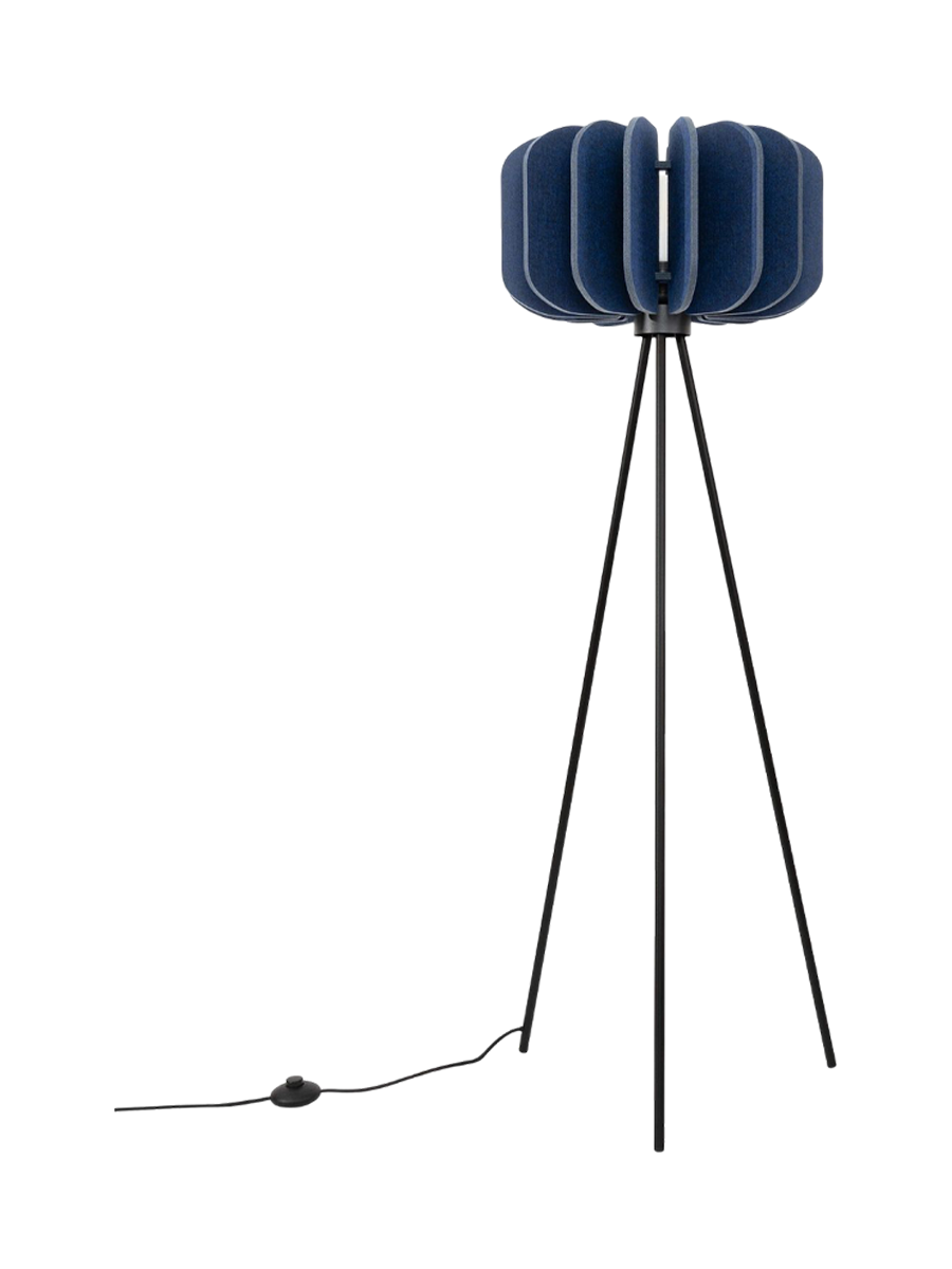 
Design Stehlampe „Mula" - Beige/Schwarz
